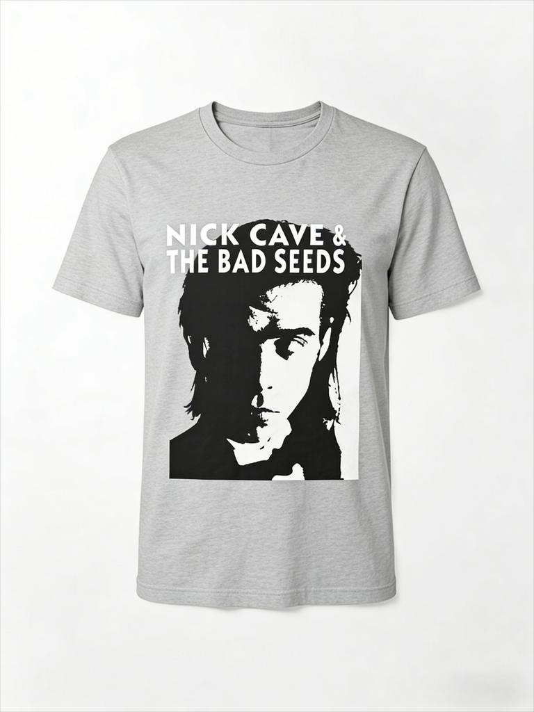 Tricou de vară Nick Cave And The Bad Seeds Unisex Bumbac Mânecă Scurtă Grafic Unisex Elegant Recreere în aer liber