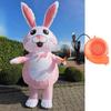 Osterkrawatte Hase Aufblasbares Kostüm, Erwachsene