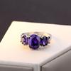 Zhenrong Amethyst Tourmaline Ring - Popular Ladies' Hand Jewelry