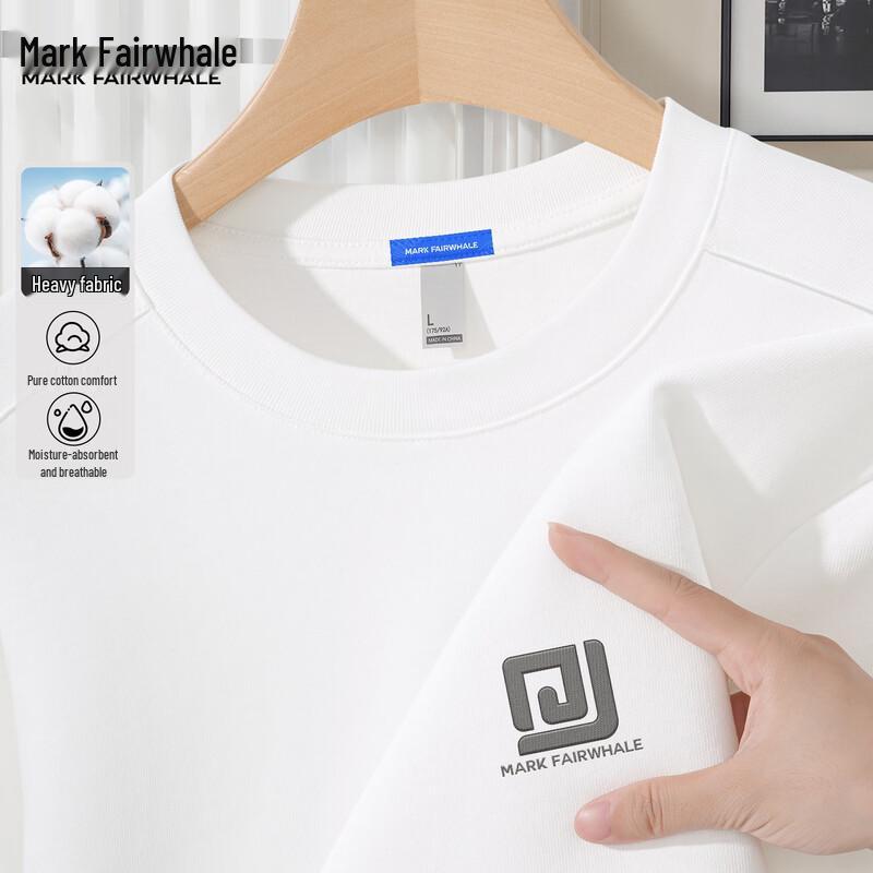 Mark Fairwhale Men's Heavyweight Loose Fit Long-Sleeve T-Shirt