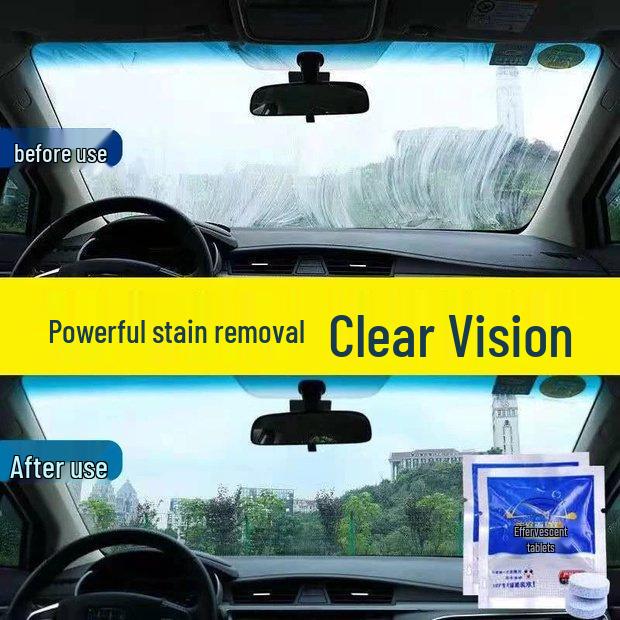 New Arrival: 50-Pack Car Glass Effervescent Windshield Washer Tablets