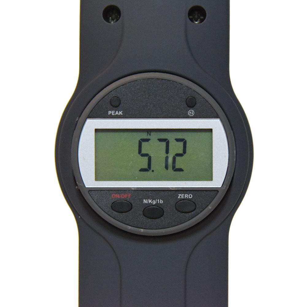 Digital Display Dynamometer Force Gauge Push and Pull Tester Meter with 5 Side Heads (30N)