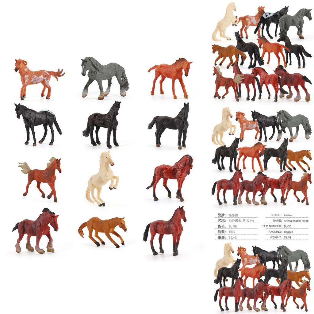 Mini Pvc Arabian Horse Statues Set For Collectors And Animal Hobbyists