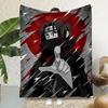 Anime Itachi Kakashi Sasuke Printed Throw Blanket Soft Comfortable Picnic Travel Blanket Perfect Home Decor and Birthday Gift