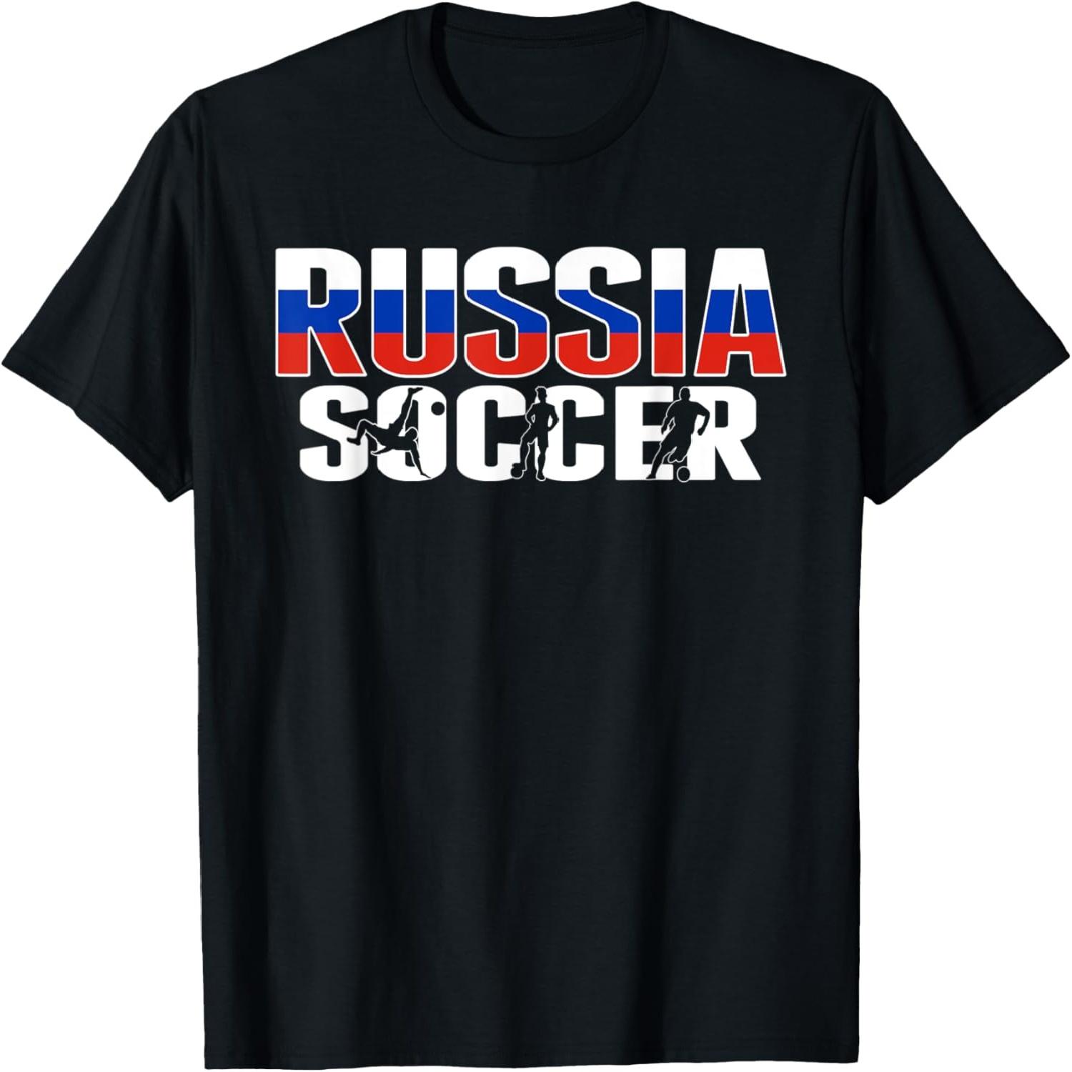 Russia Soccer Fans Jersey Proud Russian Football Supporters T-Shirt S