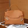 Temperament Characteristic Women'S Bag First Layer Cowhide Horizontal Style Popular Commuter Shoulder Portable Leather Soft Leather