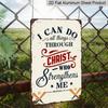 2D Flat 1pc Baseball Christian Quote Metal Sign 7.87x11.81inch - Aluminum Baseball Themed Inspirational Decor for Home, Garage, Man Cave, Sports Room