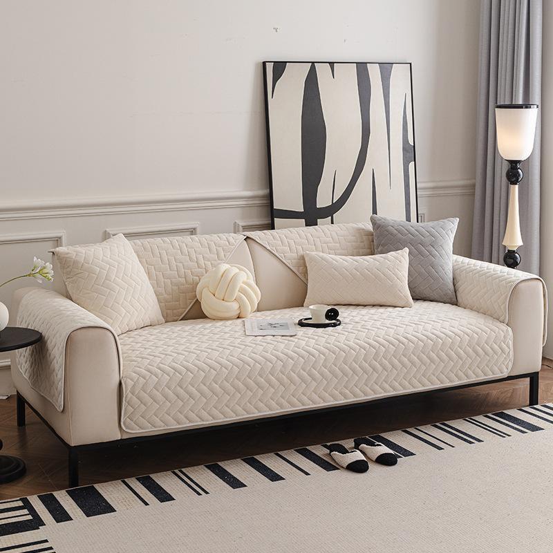 

Осень и Зима Утолщенный Нескользящий Простой Молочный Флис Подушка для Дивана Квадратное Полотенце для Дивана Подушка для Сиденья 90*160cm