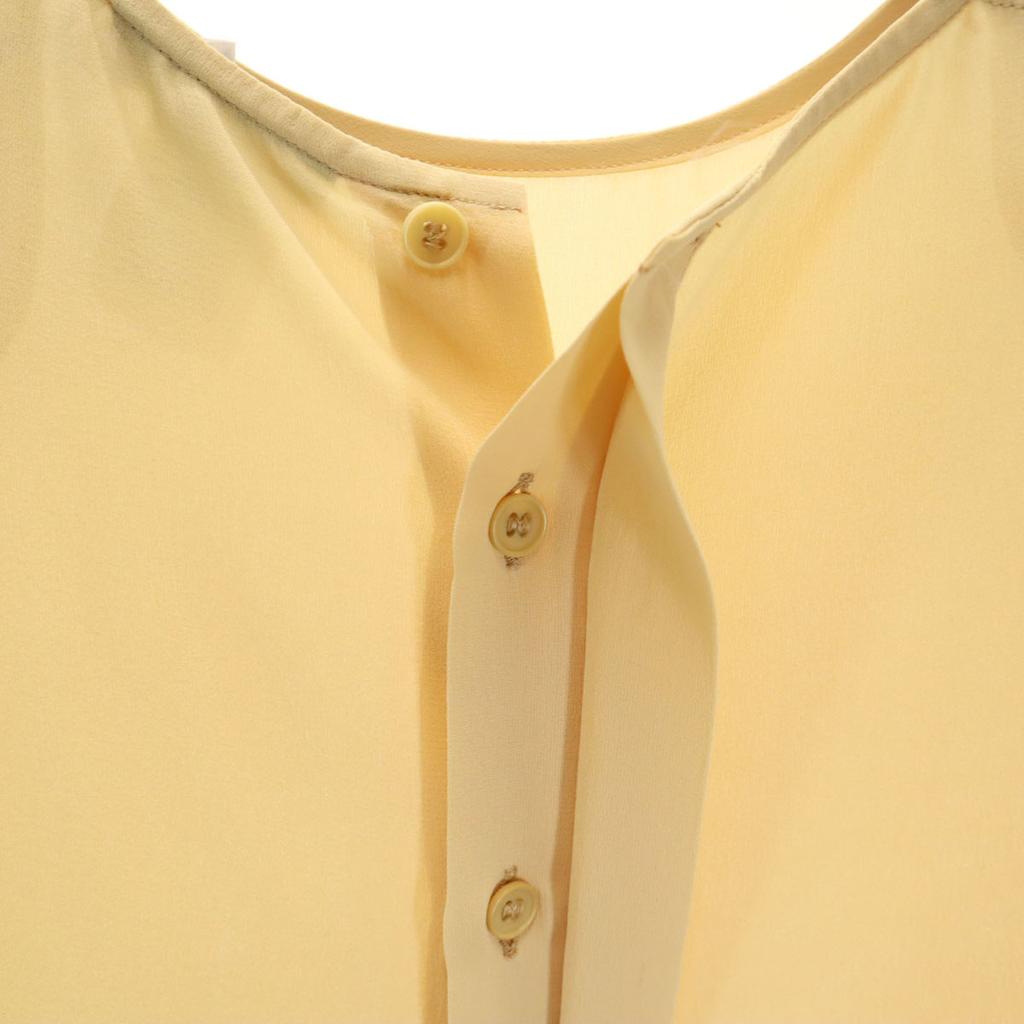 GIORGIO ARMANI 80s 90s Made in Italy 100% Silk Old Long sleeve Two-piece set blouse Women Used