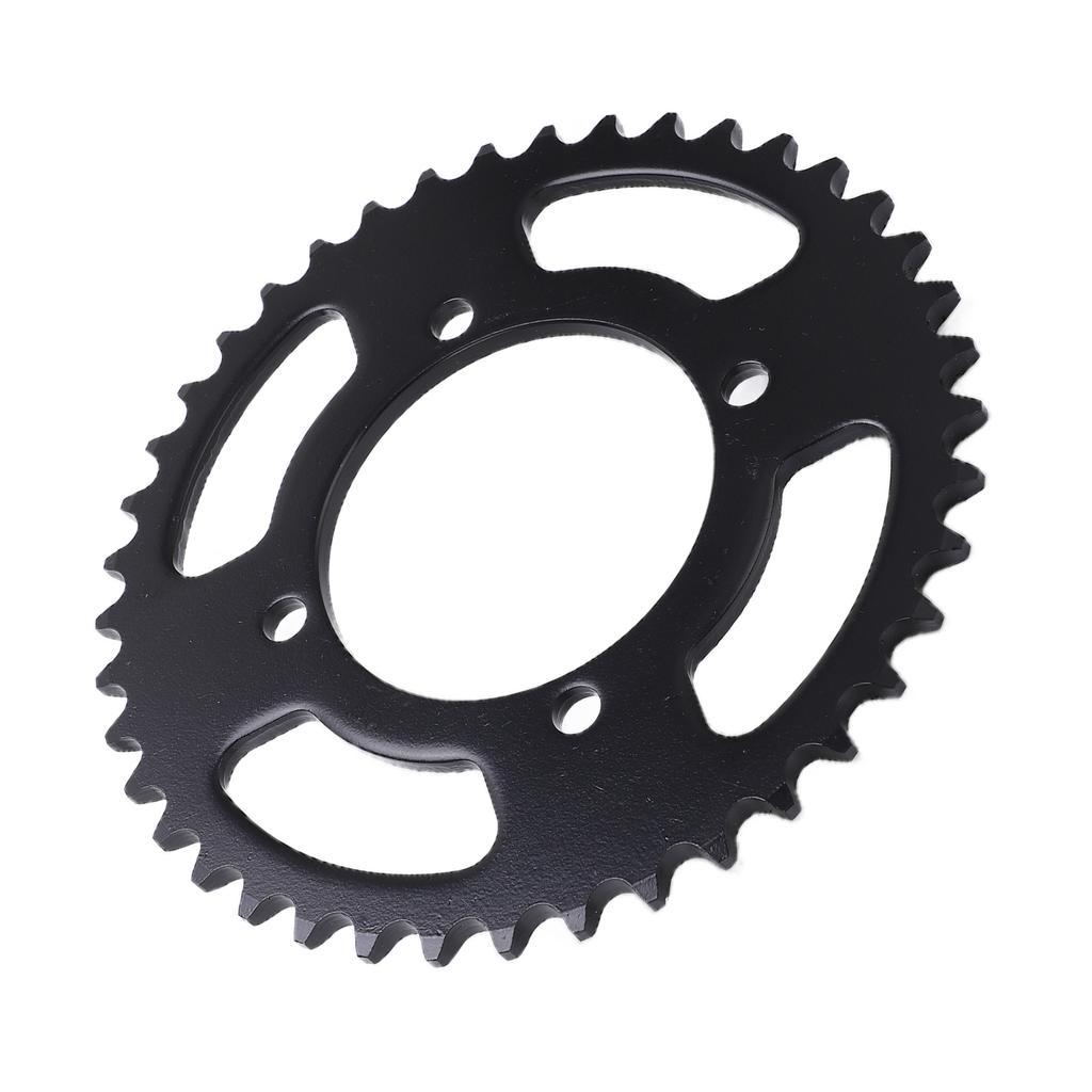 Zahnkranz hinten Schwarz Stahl 76mm 41 Zähne Hinterrad-Kettenrad für Elektrofahrräder Motorräder Strandfahrzeuge