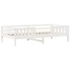 VidaXL Bed Frames White 90x190 Cm Solid Pine Wood, Bedroom Furniture, Bed Base, Wooden Bed, Bed, Single Bed 846980
