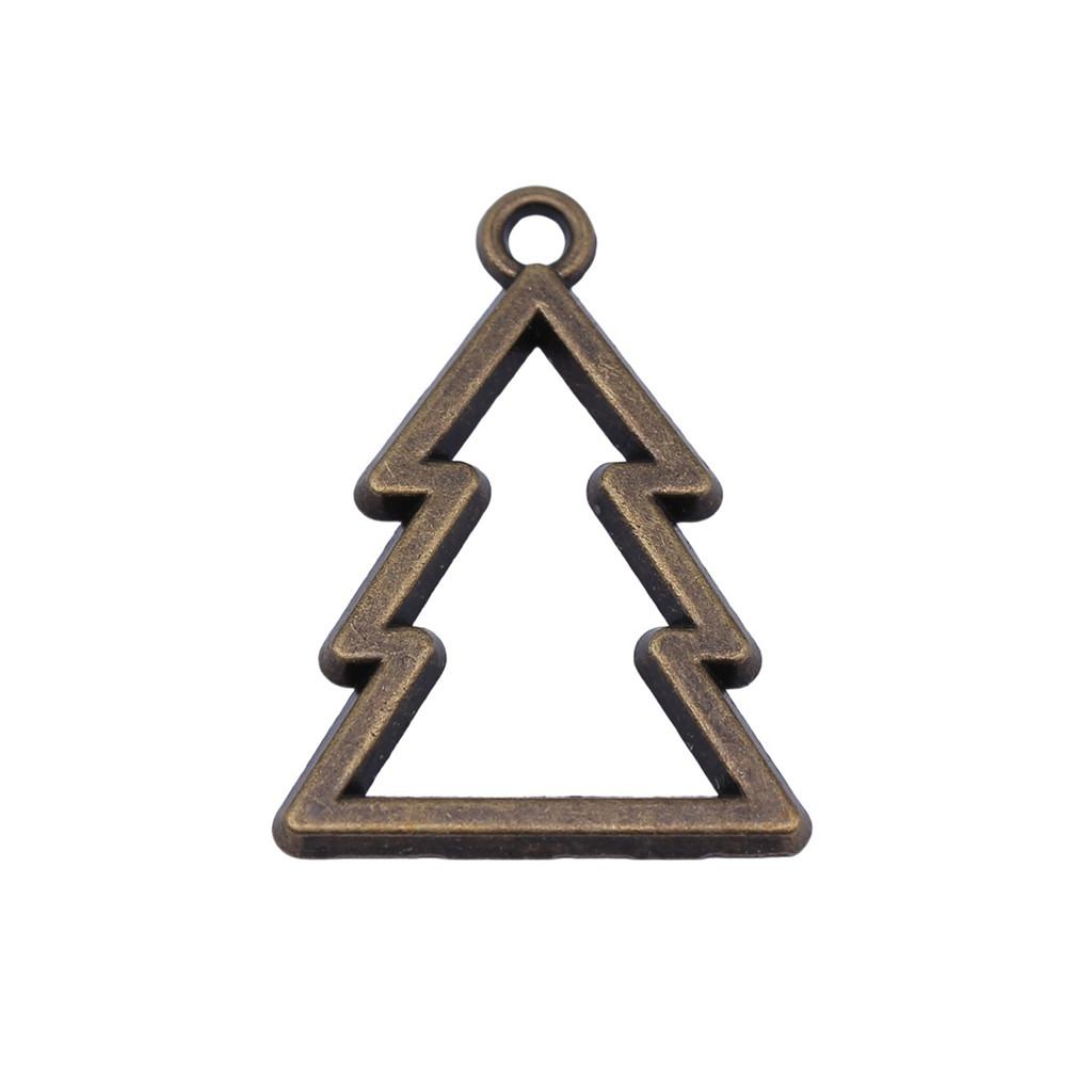 Acorn Charms Christmas Tree Pendants For Forest Nature Themed Jewelry