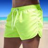 Summer Men's Beach Shorts, Men's Large Size Three-quarter Length Shorts, Sports Quick-dry Shorts, Casual Shorts Without Metal Buckles.