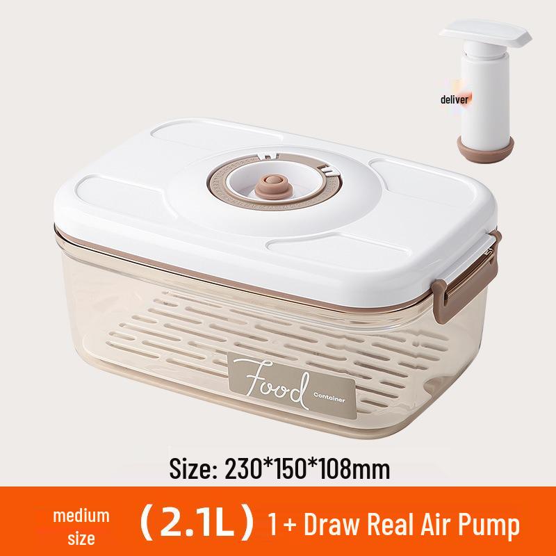 Food Grade Vacuum Sealing Storage Box with Manual Pump