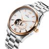 Utime High-End Watches Mechanical Men'S Waterproof Watches Business Luminous Solid Steel Belt Hollow Men'S Watches