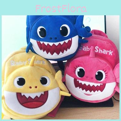 Sac à dos Requin Bébé Enfant Sac en Peluche Douce Sac d'École Doux Sac à Bandoulière Cadeau Enfants
