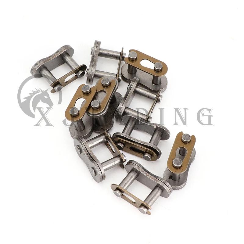 Gold/black 10 pcs 420 Chain Master Link For 50cc-150cc Motorcycle Dirt pit bike ATV Quad Accessories Black 10pcs