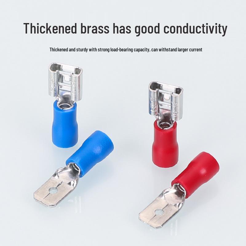 KT Keshitong FDD1.25-110(8)/250 Female Pre-insulated 2.8mm Crimp Terminal Connector