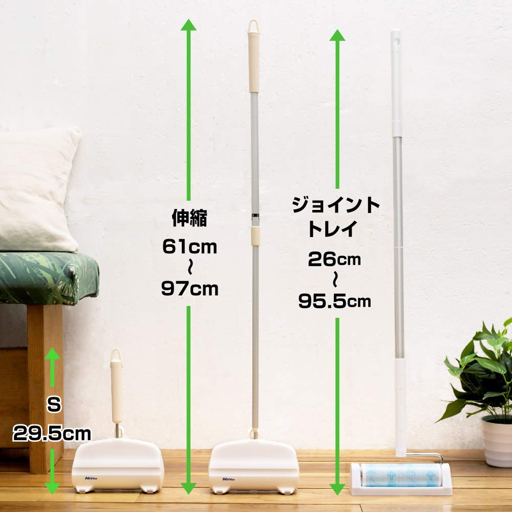 Nitoms Floor Cleaning Spare 40 Rolls Per 4 Easy To for Pet Dust 160mm C4428 Tape, SC, Pack, Rolls, Tear, Flooring, Carpet, Tatami, Hair, Mites,