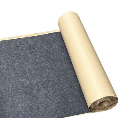 Grau Schwarz Farbe Selbstklebendes Filzstoff Klebriger Filzstoff für Hintergrunddekoration Schallisolierung 20cm/30cm/50cm*100cm