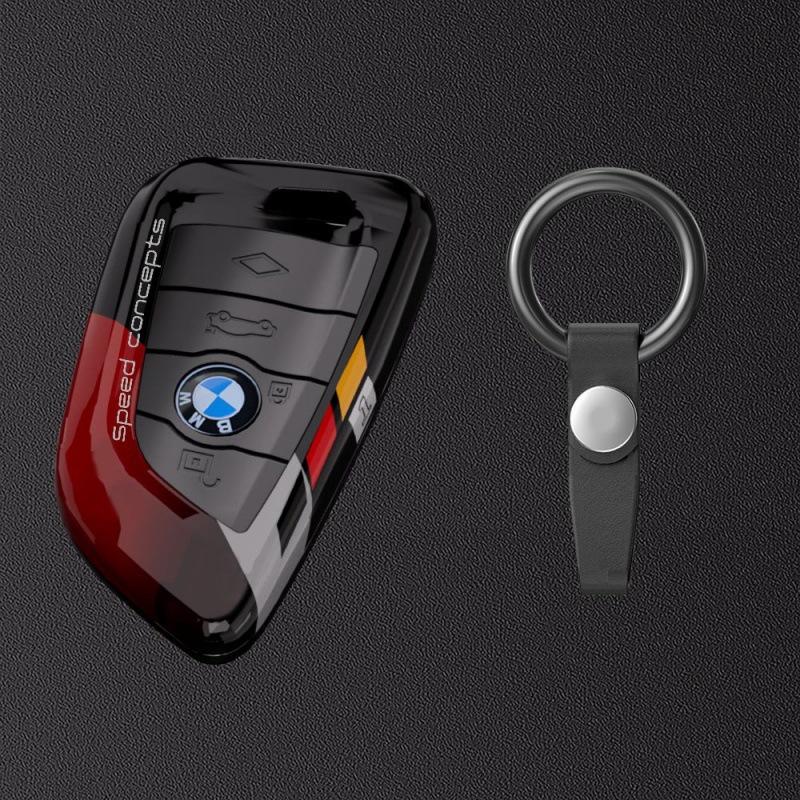 Applicabile A Copri Chiave BMW Serie 5 530 Lama X1 Fibra di Carbonio X5 Serie 1 Serie 3 320li High-end X2 Auto X3 Guscio Fibbia Borsa