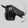 1 Pièce Animal Cheval Masque de Terreur Décoration Bricolage Masque Tête de Cheval Costume Cosplay Fête Drôle Halloween Coiffure