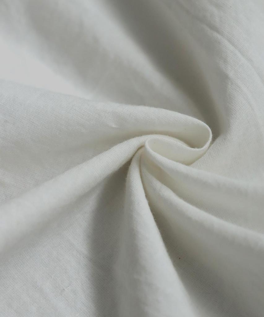 Antiqua Indian Cotton Round Long One Size White Women's Blouse, Neck, Sleeve, IYA-00074, 03,