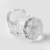 Luxurious Artificial Crystal Nail Brush Cleaner With Scratch Resistant Surfaces Crystal Glass Dish For Salon Use