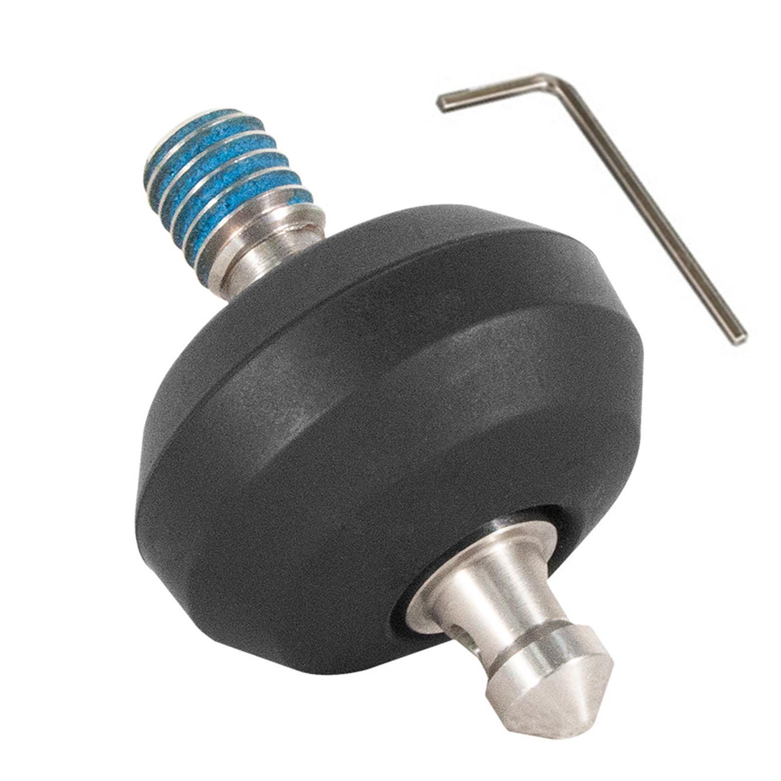 

3/8 Thread Dual Use Tripod Feet Spikes for DSLR Camera Monopod Anti Slip Foot Pad with Wrench for Live Streaming