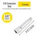Extended Sleeve L-Shaped Socket Extension Bar with Universal Joint Wrench