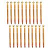 20Pcs Cartoon Animal Erasable Gel Pens for Kids 0.7mm Cute Cap