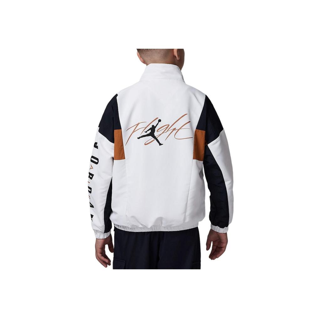 Jordan Jacket Retro Logo Design Kids Jackets Black HQ7078-010