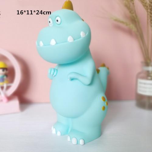 DXUIALOI Creative Color Painting Cartoon Cute Dinosaur Piggy Bank Children's Gift Fall Resistant Piggy Bank Home Decoration