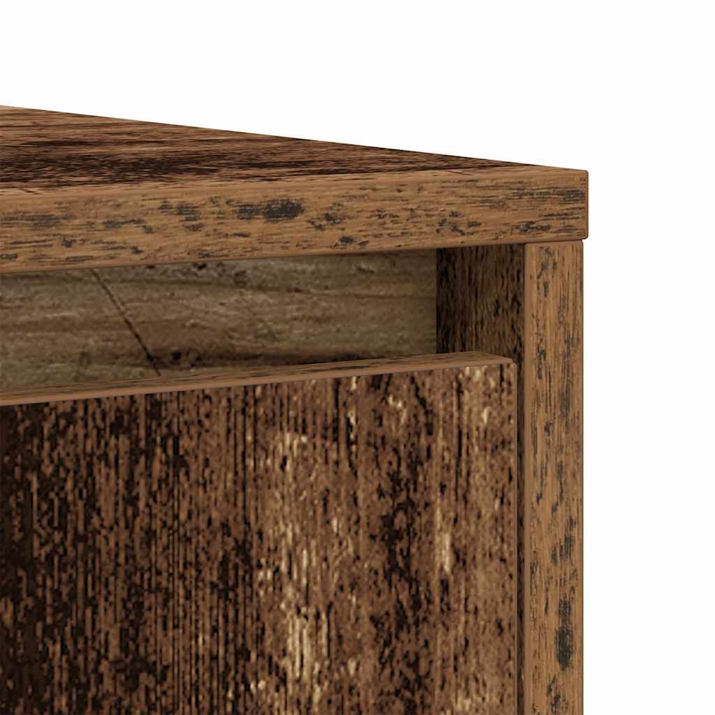 Sideboard in Vintage Wood Look 85 x 34 x 76 cm Particleboard