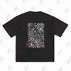 Japanese Boho Flowers Sumi E Style Floral Botanical Art Short Sleeve Tee 100 Cotton Tshirt