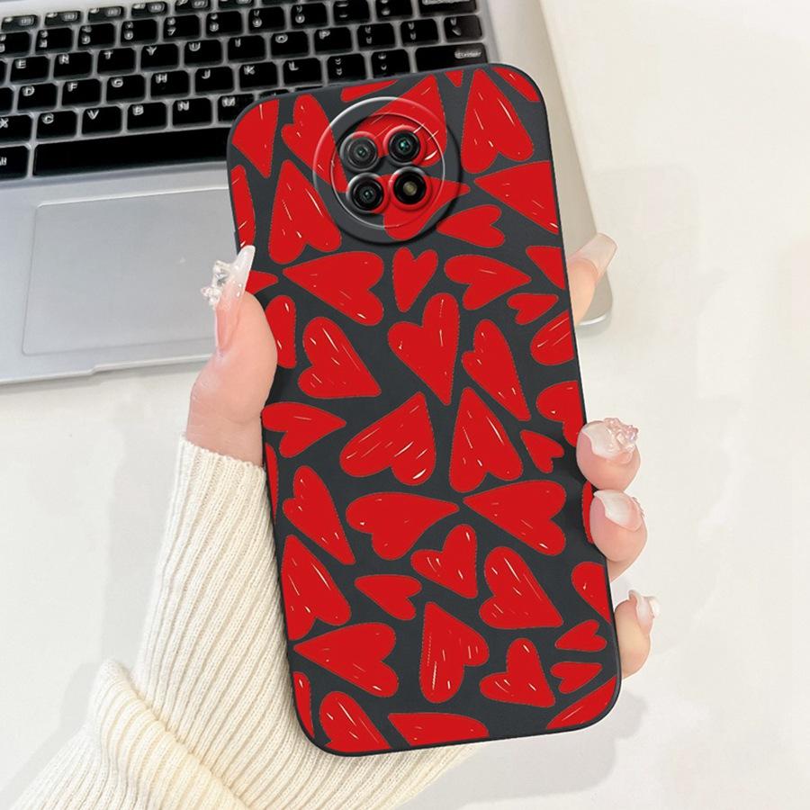 For Xiaomi Redmi Note 9T 5G Case Note9 5G Capa Shockproof Soft Silicone New Flower Funda for Redmi Note 9 T 5G Phone Cover Coque