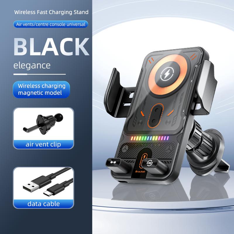 Auto Clamping 15W Wireless Car Charger