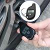 1Pc Portable Black Mini Tire Pressure Gauge-Card Holder,Car Tire Pressure Gauge,Digital Tire Pressure Tester,Car Accessories