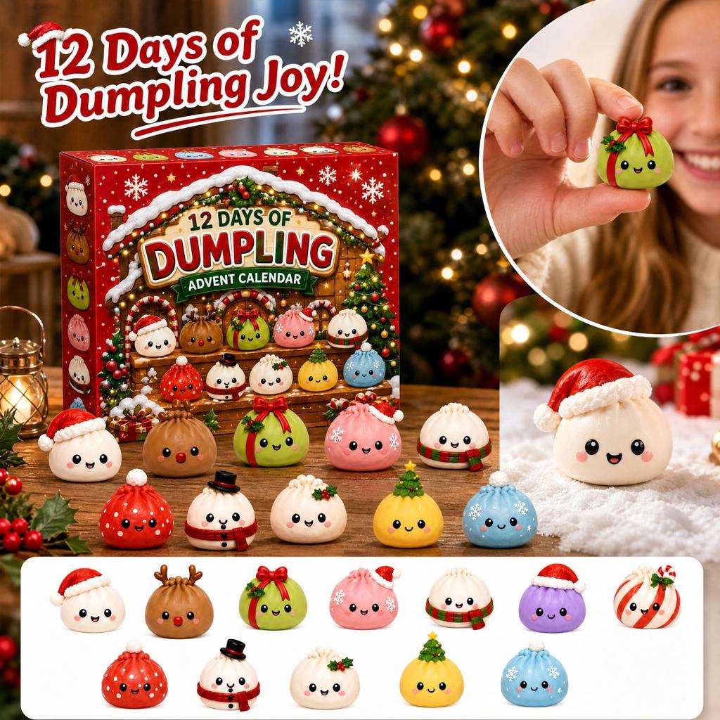 Christmas Countdown Calendar - 12 Days of Festive Holiday Surprises for Kids and Adults