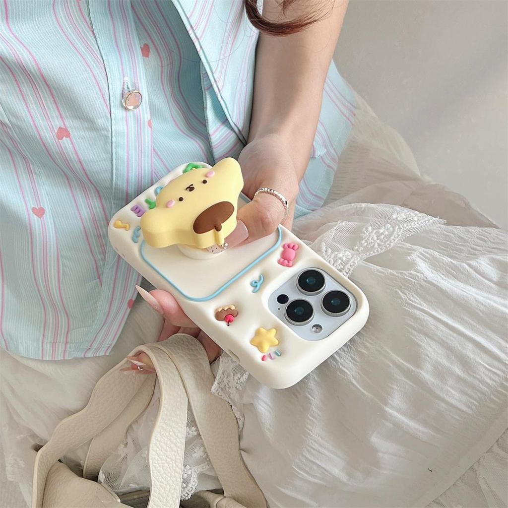 Sanrio Cartoon Rotating Stand Phone Case for iPhone 14/13/12/11 Pro/Pro Max