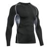 Men's Outdoor Pro Basketball Compression Tights & Quick-Drying Long-Sleeve Sports Shirt