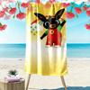 Bing Print Beach Towel, Large Soft Quick Dry Towel for Beach Camping Swimming