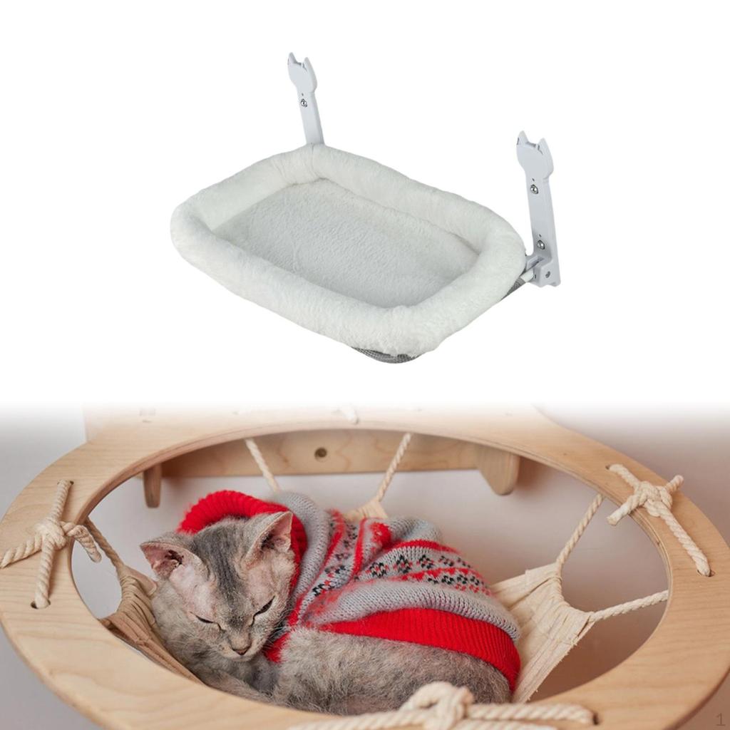 Suction Cup Cat Hammock Elevated Bed for Cats And Kittens, Foldable Hanging Nest