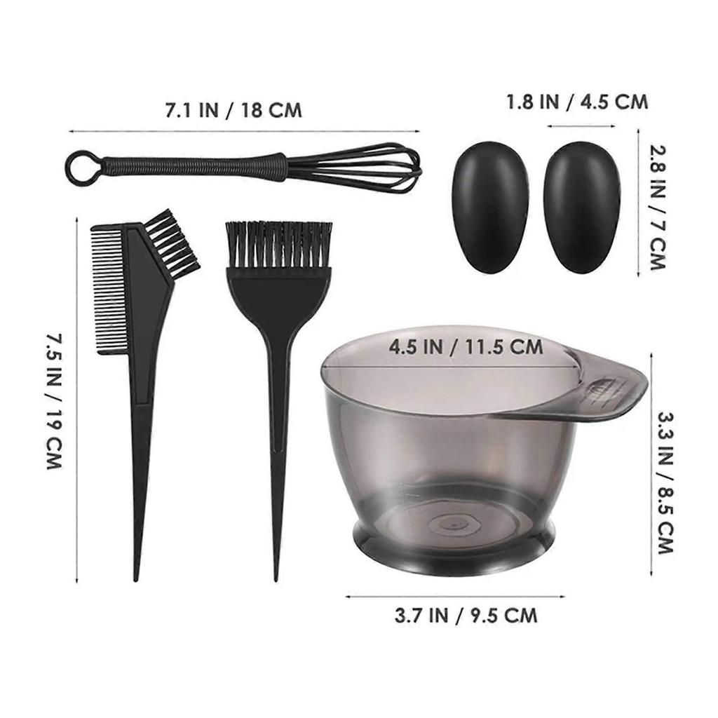 Hair Dye Bowl and Coloring Set with SalonQuality Results, Easy Clean Tools for Home or Salon Use