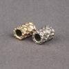 Brass Hammered Spacer & Barrel Beads: Pendant, Paracord & Keyring DIY Accessories
