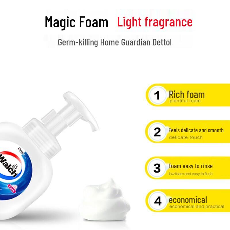 Walch Rose Foam Antibacterial Hand Wash
