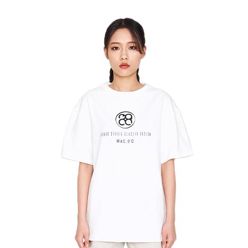 MAC 9ºC Signature Simple Logo T-Shirt_White