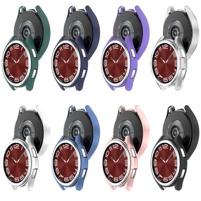 Cache de Cadre pour Montre 6 Classic 43mm/47mm Montre Connectée Étui de Protection Pare-chocs à Couverture Partielle Boîtier Anti-rayures Anti-poussière