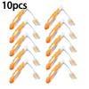 5/10pcs Portable Soft Rubber Folding Microfiber Toothbrush For Travel Couples