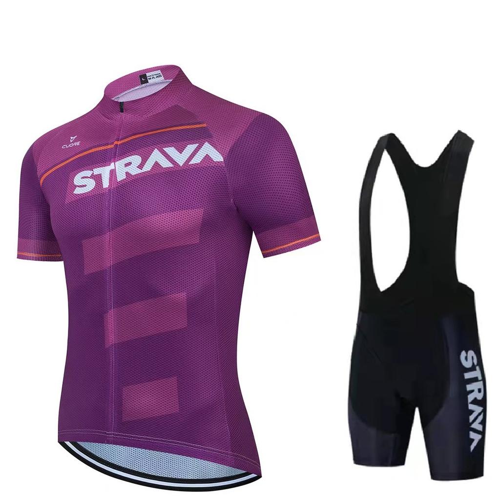 Outdoor Cycling Clothing Men's and Women's Short-sleeved Road Mountain Bike Riding Breathable Equipment 2026 Summer Breathable Cycling Clothing Set